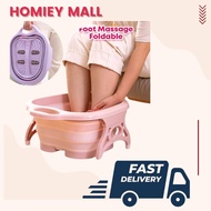 Foldable Foot SPA Bath Tub Foot Soak Massaging Rollers Foot Massage Bucket Foldable Besen Rendam Kaki