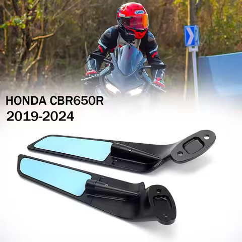 2024 CBR650R Rearview Mirror Motorcycle Invisible Rearview Mirror For Honda CBR 650R CBR650R 2019-20