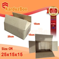 Cardboard box packingPOLOS size 25x15x15