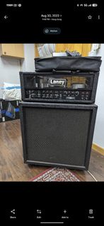 Laney IRT Studio Amp Head with IRT412 Cab & Footswitch