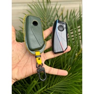 BMW i5 i7 X5 X6 X7 XM 320i Leather Key Case... Epsom Cowhide -