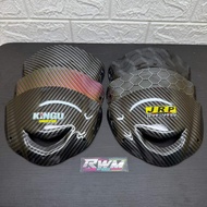 VISOR 125 Z FIZ R VISOR COAK CARBON VISOR YAMAHA 125z VISOR CARBON VISOR 125z PNP TO FIZ R 2-STROKE