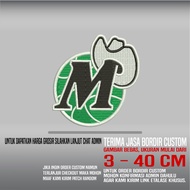 DALLAS MAVERICKS SPORT HDP-191/ LOGO EMBROIDERY PATCH