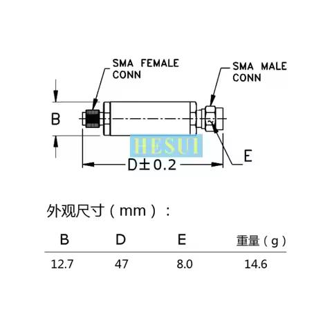 1W Up 100MHz 7-order high-pass filter modue 100MHz Filte RF HPF Filter Module board Discrete LC comp