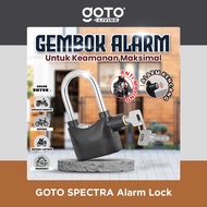 Goto Spectra Kunci Gembok Alarm Cakram Sepeda Motor Pagar Anti Maling