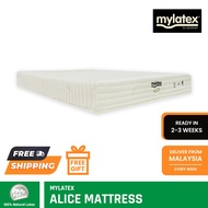 MyLatex ALICE (10 inch), 100% Natural Latex Orthopaedic Mattress, Sizes (King, Queen, Super Single, Single)