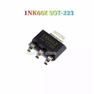 5pcs 1NK60Z SOT-223 STN1NK60Z SOT223 SMD 0.3A/600V N-channel MOSFET Transistor New