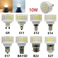 LED Bright Mushroom Bulb G9 E11 E12 E17 E22 E27 E14 BA15D 10W 2835SMD Globe Lamp Spot Light
