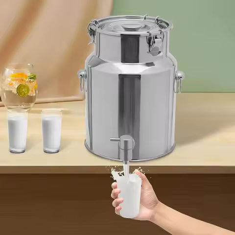 10L/2.64Gal Beverage Dispenser with a Spigot, Ice Container Water Dispenser Milk Wine Juice Dispense