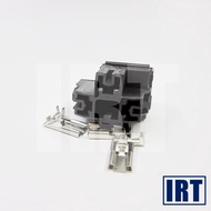 3 Pin 90 Degree Bend H4 Headlamp Socket With Clip Headlight Soket Lampu Besar Saga Wira Kancil FLX