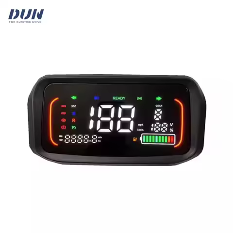 48V 60V 72V 84V 96V 108V KMH/MPH One-LIN Speed Sensor LCD Speedometer Display for Electric Scooter M