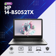 โน๊ตบุ๊คมือสอง HP 14-BS052TX CPU i7 gen 7 / 8GB / HDD 500GB หน้าจอ 14 นิ้ว ทำงาน เรียน กราฟฟิก ออกแบ