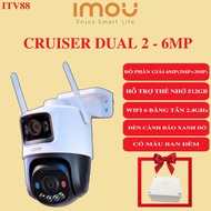 (TẶNG HỘP KỸ THUẬT) CAMERA IMOU NGOÀI TRỜI 2 MẮT CRUISER DUAL 2 6MP/10MP | QUAY QUÉT TOÀN CẢNH - BH 
