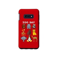 Galaxy S9+ Cute Zoo Day, 9 Cute Animals Cartoon Smartphone Case