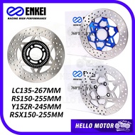 ENKEI DISC PLATE DISK PLAT 4 LOBANG 245MM 255MM 267MM Y15ZR LC135 RS150 RSX150 FRONT DEPAN PNP FOR SPORT RIM