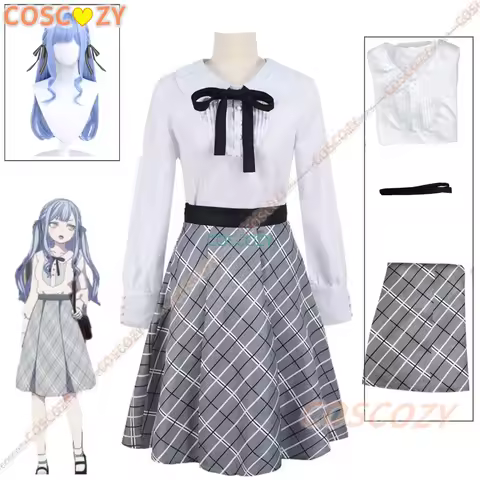 New BanG Dream MyGO Togawa Sakiko Cosplay Costumes Blue Wig Anime Cosplay Costume Woman Clothes for 