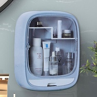 Kệ mỹ phẩm cao cấp, tủ để đồ trang điểm mỹ phẩm treo tường bằng nhựa ABS