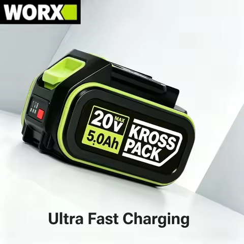 Worx 20V Battery with High Capacity of 6.0Ah Is Suitable for Cordless Power Tools Such as WA3023 WA3