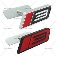 Letter 3 center grid logo for Mustang car emblem, modified ROUSH metal front grille emblem