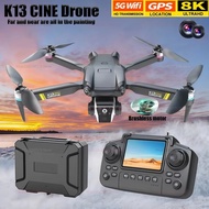 K13 MAX Drone 8K HD Dual Camera 5G WiFi FPV Brushless Motor Quadcopter dengan Hadiah Mainan Fotograf