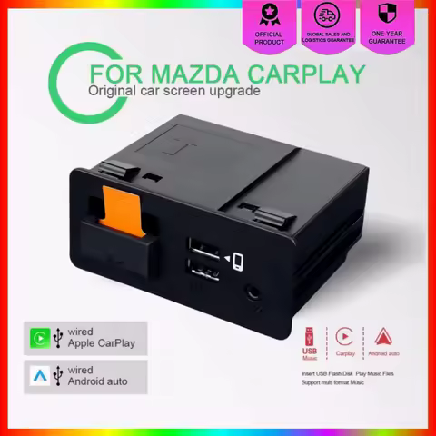 For Mazda USB Adapter Hub Apple CarPlay Android Auto connecting cable TK78-66-9U0C C922-V6-605A For 