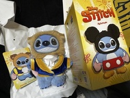 迪士尼 Stitch 史迪仔 變裝 美女與野獸 變身毛絨公仔