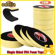 ODELIA001 Rubber Seal Strip, 10M Strong adhesive Foam Sponge Tape, EVA Single-sided Waterproof Tape