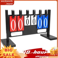 6-Digit Vertical Removable Flip Scoreboard