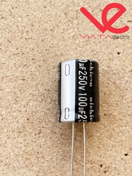KAPASITOR ELCO 100UF 250V (1 BUAH) KAPASITOR CAPACITOR ELKO KAPASITOR 100 UF 250 V