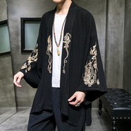 Áo Cardigan Kimono Nhật Bản tại trang phục Samurai nam haori Yukata trang phục áo khoác kimono Áo Ki
