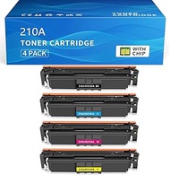 210A Toner Cartridges 4 Pack for Compatible with HP Color Laserjet pro MFP 4301fdw 4301fdn 4301dw 43