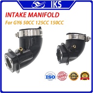 IKS Carburetor Intake Manifold Pipe Adapter For GY6 50CC 125CC 150CC Engine Scooter ATV intake pipe 
