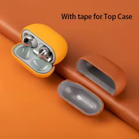 Genuine Leather Case for HUAWEI FreeBuds Pro 4 Luxury Real Skin Protective HUAWEI FreeBuds Pro 3 Cov