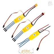 GILDAI ESC Brushless Motor, RC Parts Helicopter Boat Speed Controller,  30A/40A Banana Head T Plug X