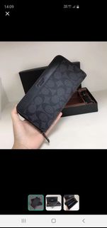 Coach Zip Wallet men Wallet gift set unisex wallet instock 233