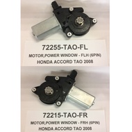 MOTOR,POWER WINDOW -FLH -FRH (6PIN) HONDA ACCORD TAO 2008