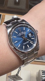 勞力士 Datejust 36 藍面鋼錶 126200