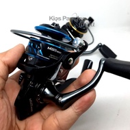 Orca Mako 800 3+1BB Color Variations biru/Gold Power Handle Spinning Reel/ Fishing Reel