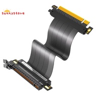 PCIE 4.0 Extension Cable, 16x Shielded High Speed GPU Riser Cable with PCI Express Port GPU Extensio