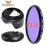 49-77mm 58MM FLD Filter + Lens Hood  + lens cap for Canon EOS 1100D 700D 650D 600D 18-55mm Lens 58 m