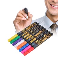 Liquid Chalk Markers Fine Tip 1.0 mm 8 Colors Fluorescent Neon Erasable Pens for Blackboard Non-Toxi