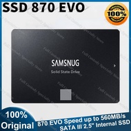 SSD 1TB 2TB 4TB 2.5 Inches SATA III SSD 870 EVO 8TB Internal Solid State Hard Drive Storage Disk for Laptop Desktop PS5 PC PS4