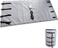 55 Gal IBC Ton Barrel Heater, Metal Oil Drum Heater, 0~150℃ Temperature Controller, Digital Display,