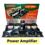 Power Amplifier Kit OCL System Stereo 300W TR Sanken 2SA1216 2SC2922 300 Watt + Power Supply Regulat