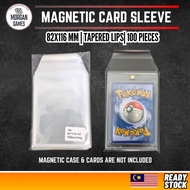 【Morgan Games】 100pcs Resealable Sleeves for Magnetic Card Case | 82 x 116mm