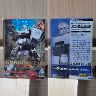 Tryage EZ8高達P閃卡 機動戰士 第08MS小隊 MS Mobile Suit Gundam EZ-8 雙面 Card 卡 咭 Bandai 街機 Z3-012
