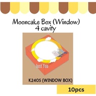 Mooncake window Box 月饼盒子4粒装 150g-80g (1pcs)