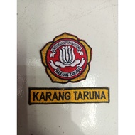 Karang Taruna logo embroidery bet Karang Taruna logo/ and Karang Taruna writing