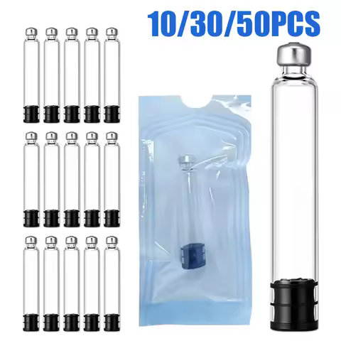10-50 Pack 3ml Peptide Insulin Pen Cartridge, 3cc Cartridges Compatible with Reusable Injection V1 V