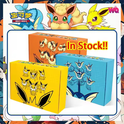 Original in Stock PTCG Card Chinese Ibrahimovic Advanced Box Reib Water Eevee Fire Eevee Ray Eevee C